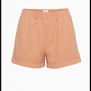Aritzia Orange Shorts Relaxed Fit Nova 3"